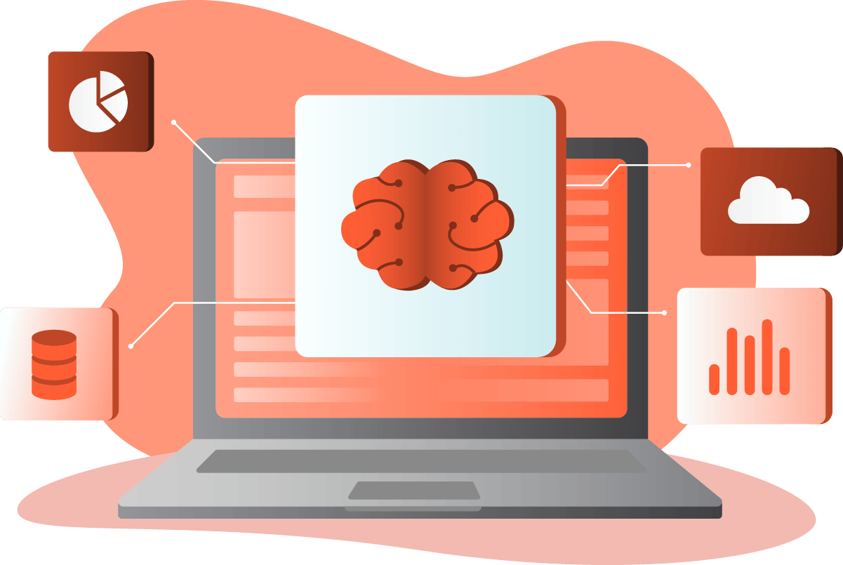 AI SEO laptop