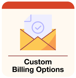 Custom Billing Options card