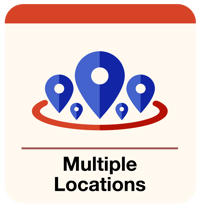Multiple Locations card