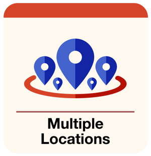 Multiple Locations card