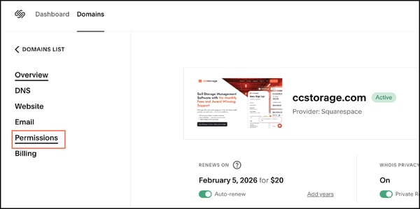 Squarespace Step 2