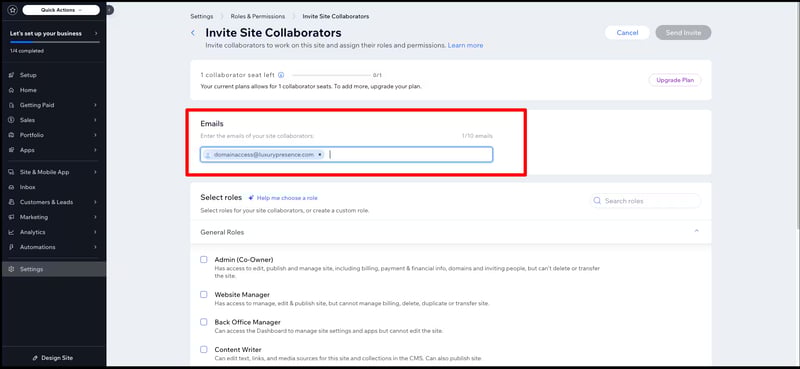 wix step 5