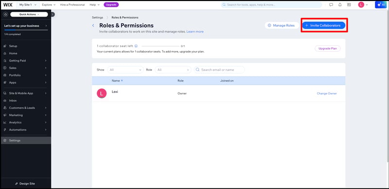 wix step 6